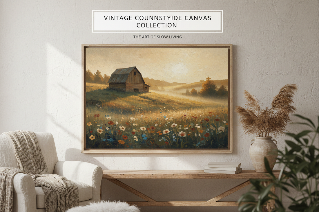 How to Style Vintage Countryside Canvas Wall Art in Any Room (2026 Guide)