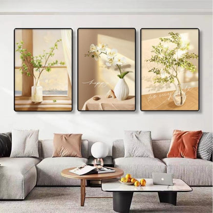 Botanical Leaf Canvas Wall Art Set