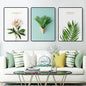 Botanical Leaf 3-Piece Canvas Wall Art Set | Framed & Unframed
