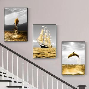 Nordic Minimalist 3-Piece Staircase Wall Art Set | Framed & Unframed