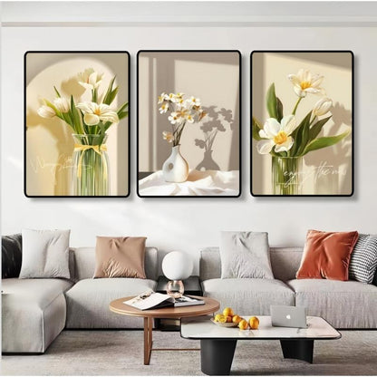Botanical Leaf Canvas Wall Art Set